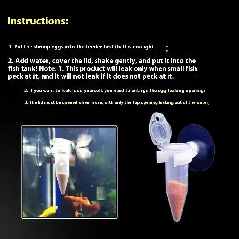 Aquarium Ring Feeder Cone with Suction Cup – 5-Piece Set Aquarium Feeder Ring Qme