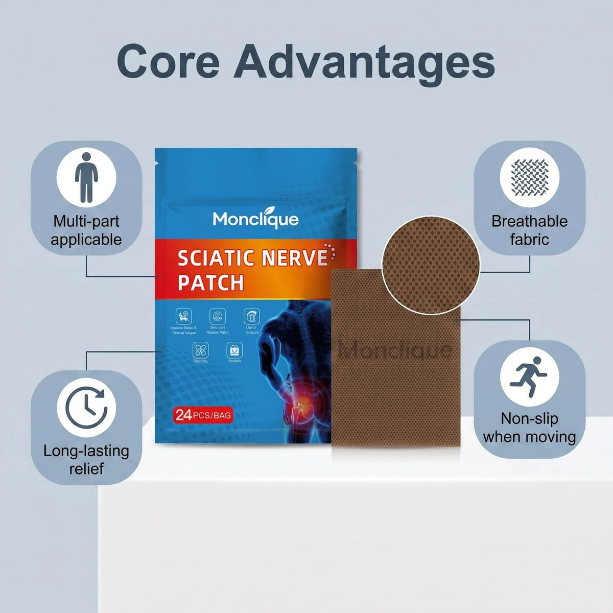 Warming Body Patches – Neck, Back, Shoulder & Knee Heat Pads Warming Body Patch Qst