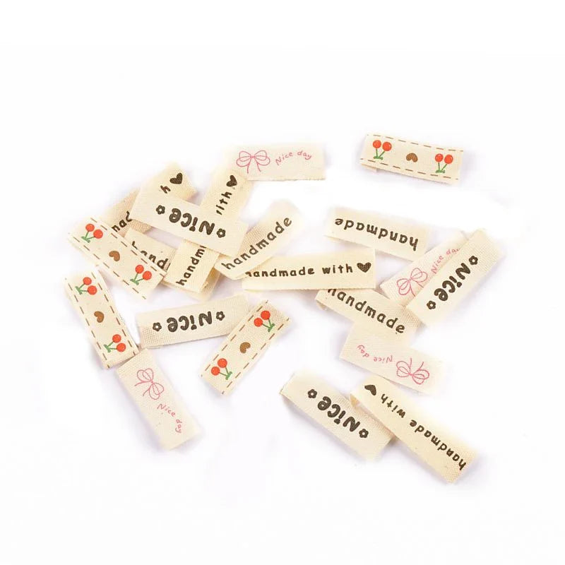 Mixed Pattern DIY Cloth Labels for Clothing, Shoes & Bags | 8pcs DIY Sewing Labels Qme