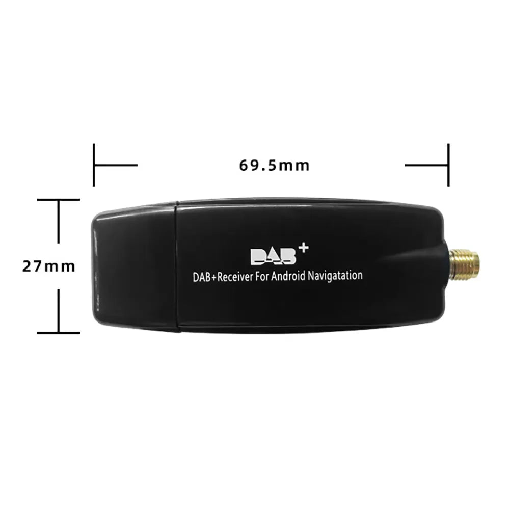 Car DAB+ USB Radio Receiver Adapter & Antenna for Android DAB+ Car Radio Adapter Qme