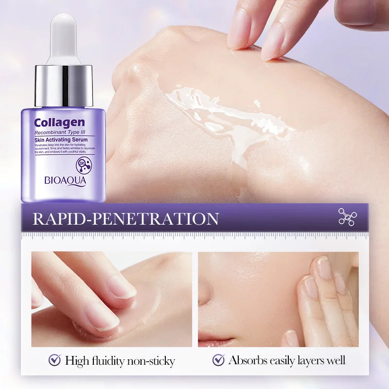 Qme Instant Firming Face Serum – Lifting & Fine Line Smoother Anti-Aging Face Serum Qme