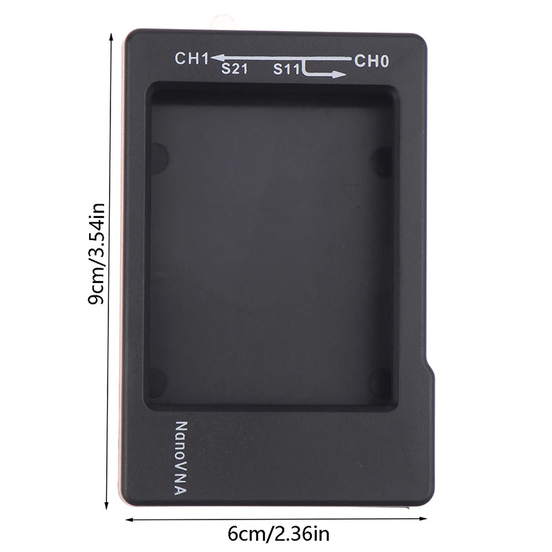 VNA 2.8" Protective Plastic Shell Case – Antenna Analyzer Enclosure Analyzer Protective Case Qst Black