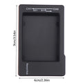 VNA 2.8" Protective Plastic Shell Case – Antenna Analyzer Enclosure Analyzer Protective Case Qst Black
