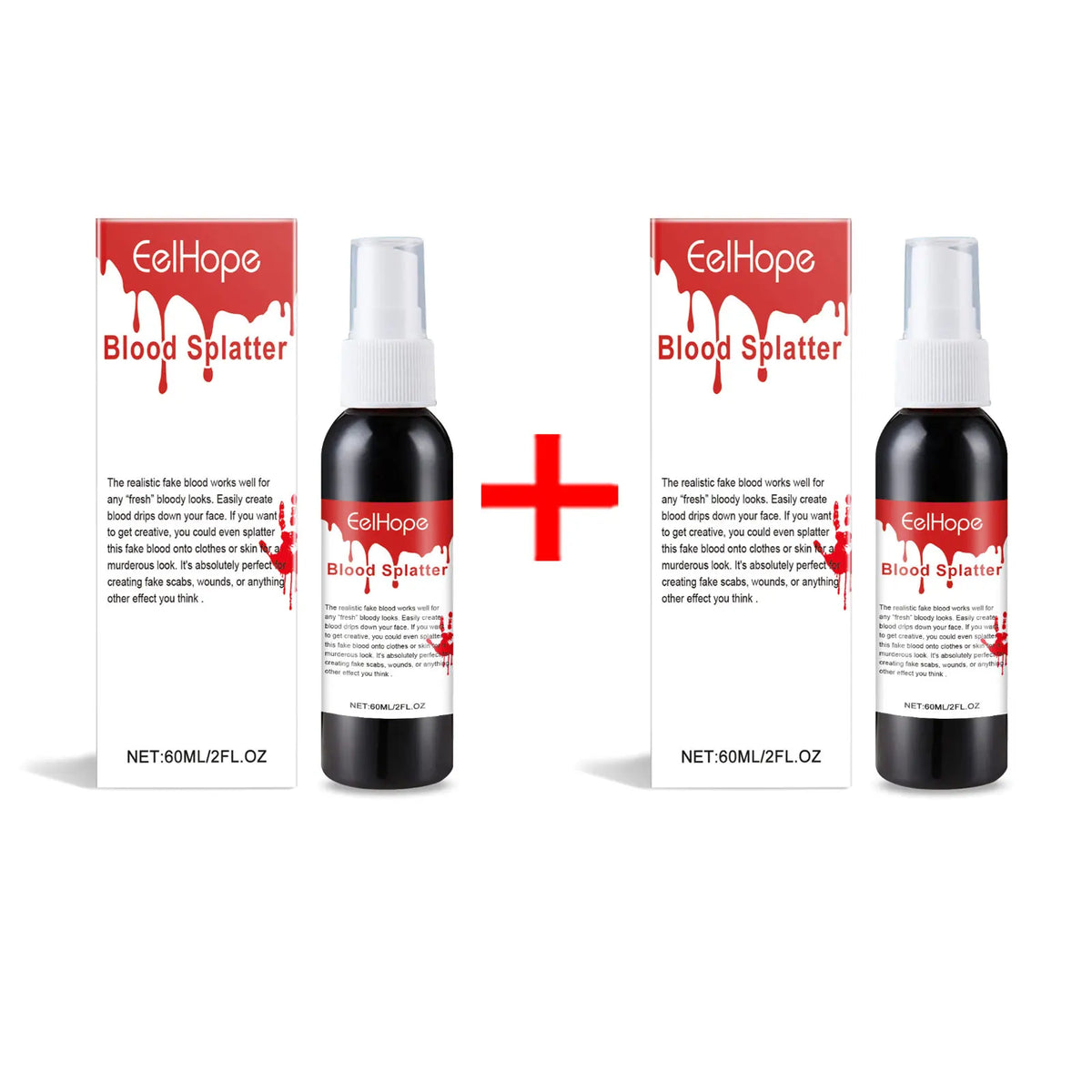 Halloween Fake Blood Spray – Realistic Costume Body Paint Halloween Body Paint Qst 120ml boxed