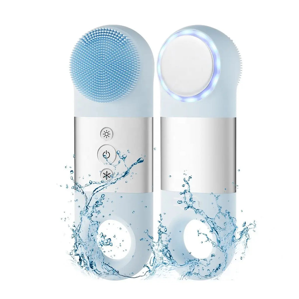 VIMYSHOW Hot & Cold Silicone Face Cleansing Brush – IPX7 Face Cleansing Brush Qst