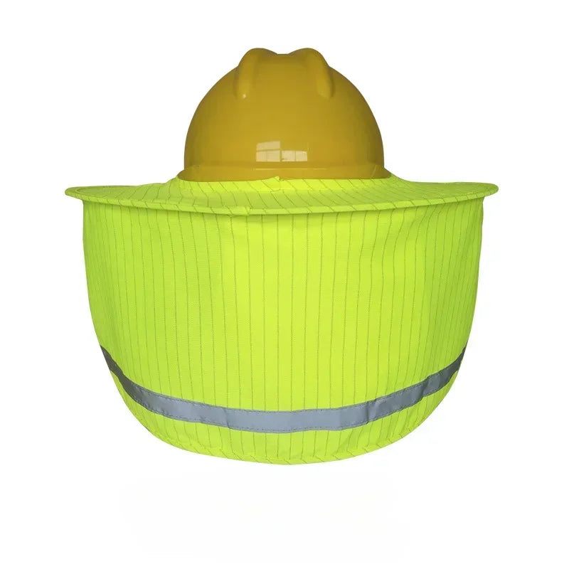 Mesh Reflective Safety Hard Hat Cover | Sun Shade Cap Safety Hat Cover Qme