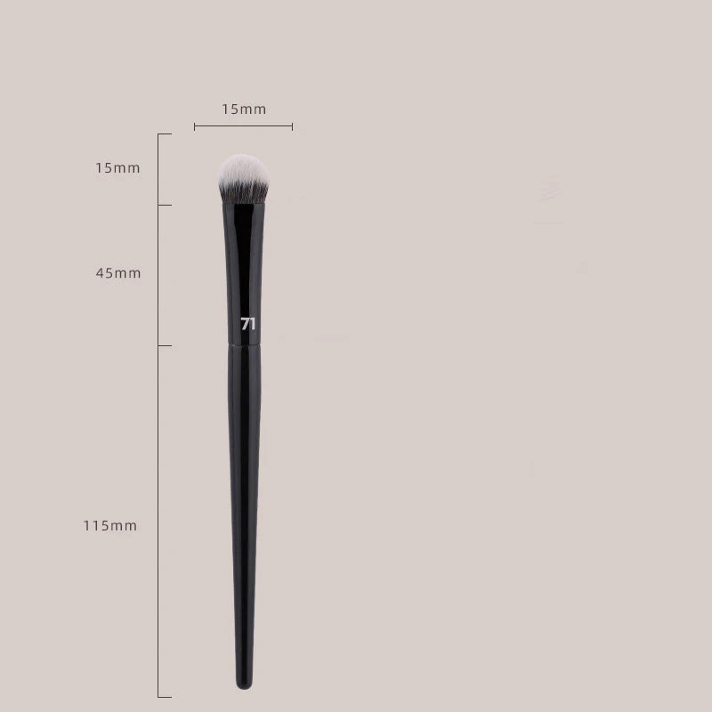 Qme Beveled Contour & Eye Shadow Makeup Brush – Ultra Soft Makeup Brush Qme 71 China Mainland