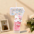 Hello Kitty Pink Number Birthday Candles – Cute Cake Decoration Birthday Number Candles Qme 7