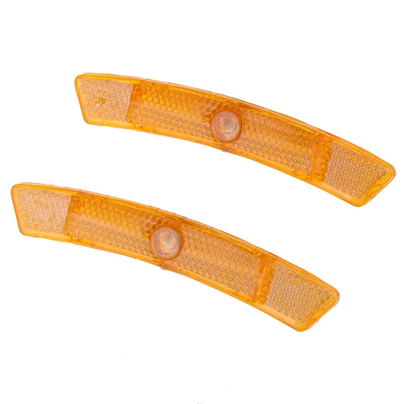 2Pcs Bicycle Spoke Reflectors – Wheel Safety Reflective Light Bike Spoke Reflector Qst Yellow