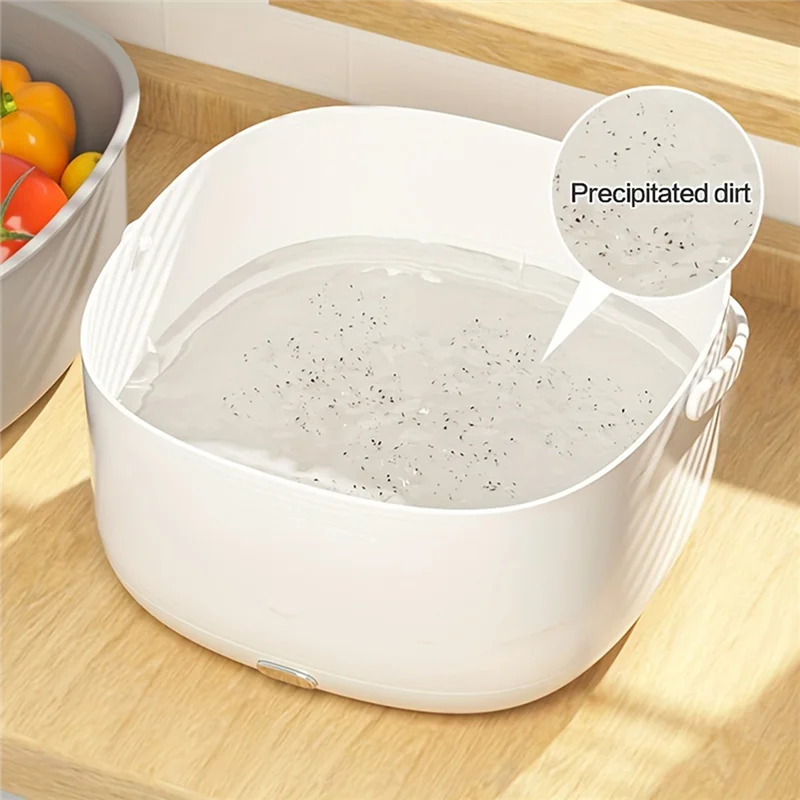 MiLESEEY Ultrasonic Fruit & Vegetable Washing Machine Cleaner Ultrasonic Food Cleaner Qst