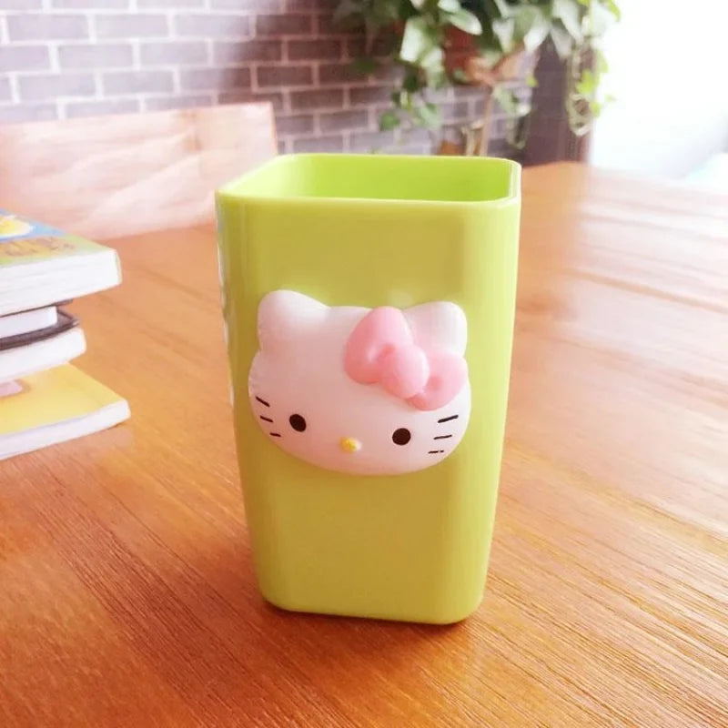 Hello Kitty Plastic Mouthwash Cup – Shock-Resistant, 12 Colors Plastic Mouthwash Cup Qme