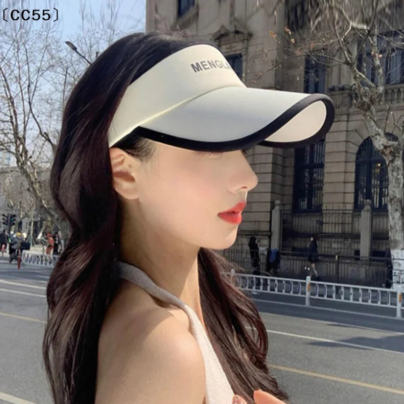 Women's Long Brim Visor Cap – UV Sun Protection Hat Sun Visor Hat Qst