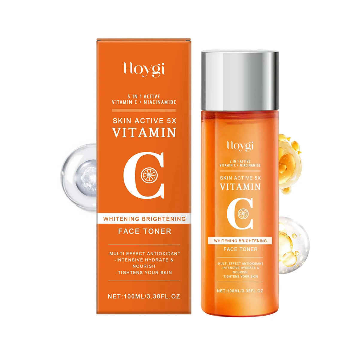 Vitamin C Hydrating Toner – Brightening & Moisturizing | Qme Facial Toner Qme 100ml Boxed