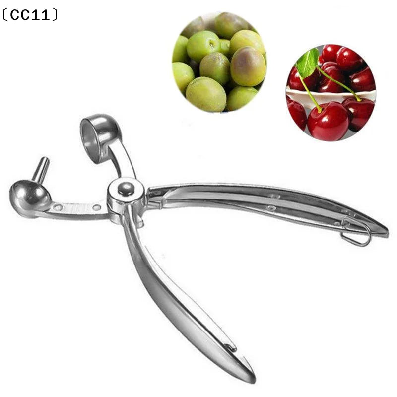 Stainless Steel Cherry & Olive Pitter – Heavy Duty Design Cherry Olive Pitter Qme Default Title