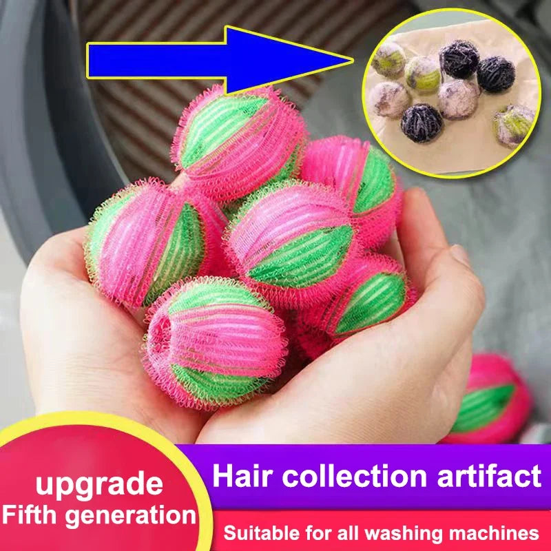 2-Pack Reusable Pet Hair Remover Catcher – Washing Machine Filter Laundry Hair Catcher Qme
