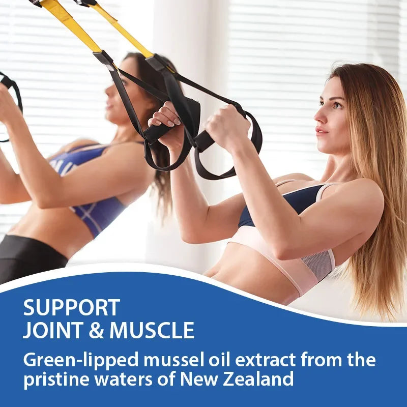 Green Lipped Mussel Oil Joint & Muscle Support Capsules Joint Support Supplement Qst