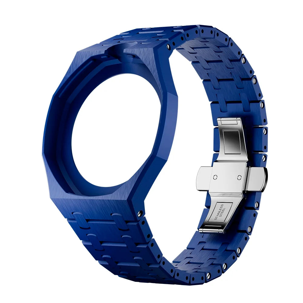Ceramic Case Mod Kit for Swatch x AP Royal Oak – Full Set Watch Mod Kit Qme Blue