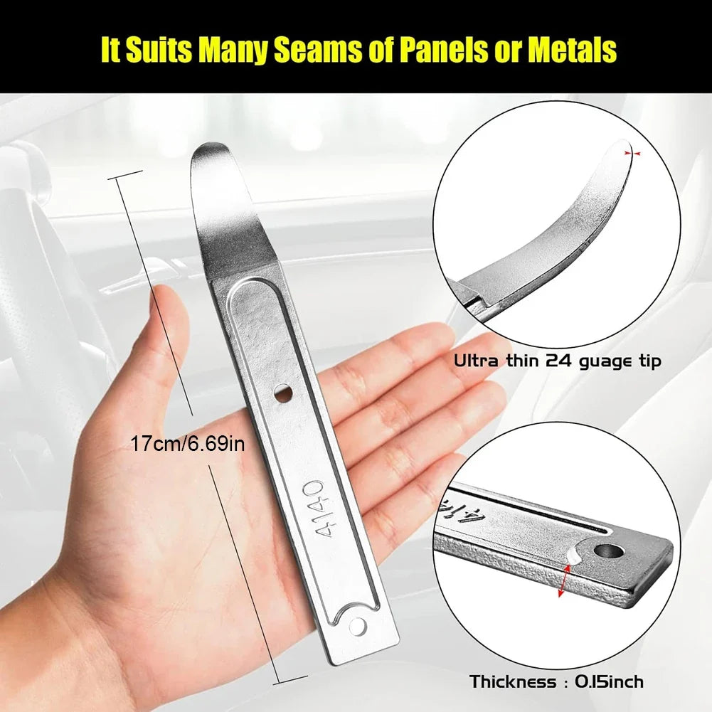 Metal Wedge Pry Bar – Door Panel & Trim Removal Tool Wedge Pry Bar Qme