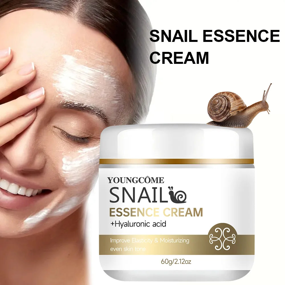 Snail Essence Cream – Hyaluronic Acid & Retinol Moisturizer Face Moisturizer Cream Qst