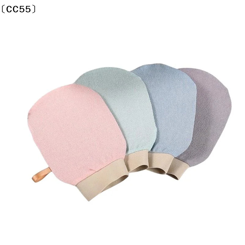 Exfoliating Bath Gloves – Microfiber Scrub Gloves, 4 Pack Exfoliating Bath Gloves Qst