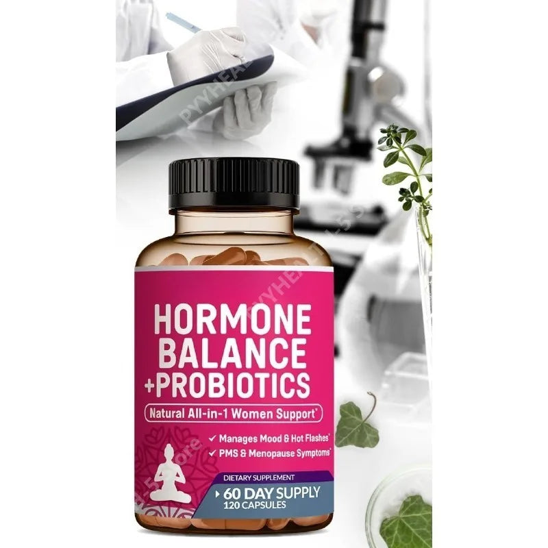 Women's Hormone Balance Supplement + Probiotics | 120 Capsules Women's Supplement Qst
