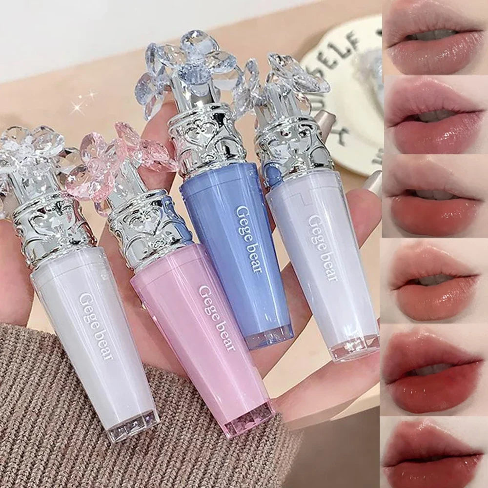 Gege Bear Mist Matte Lip Glaze – Velvet Clay Lipstick Matte Lip Glaze Qme