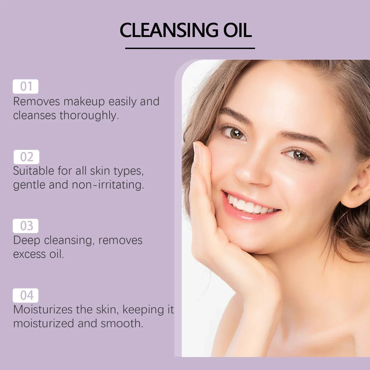 Qme Grape Seed Cleansing Oil – Makeup Remover Sensitive Skin Facial Cleansing Oil Qme