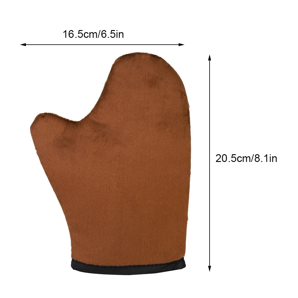 Self Tanning Mitt – Soft Reusable Lotion Applicator Glove Self Tanning Mitt Qme