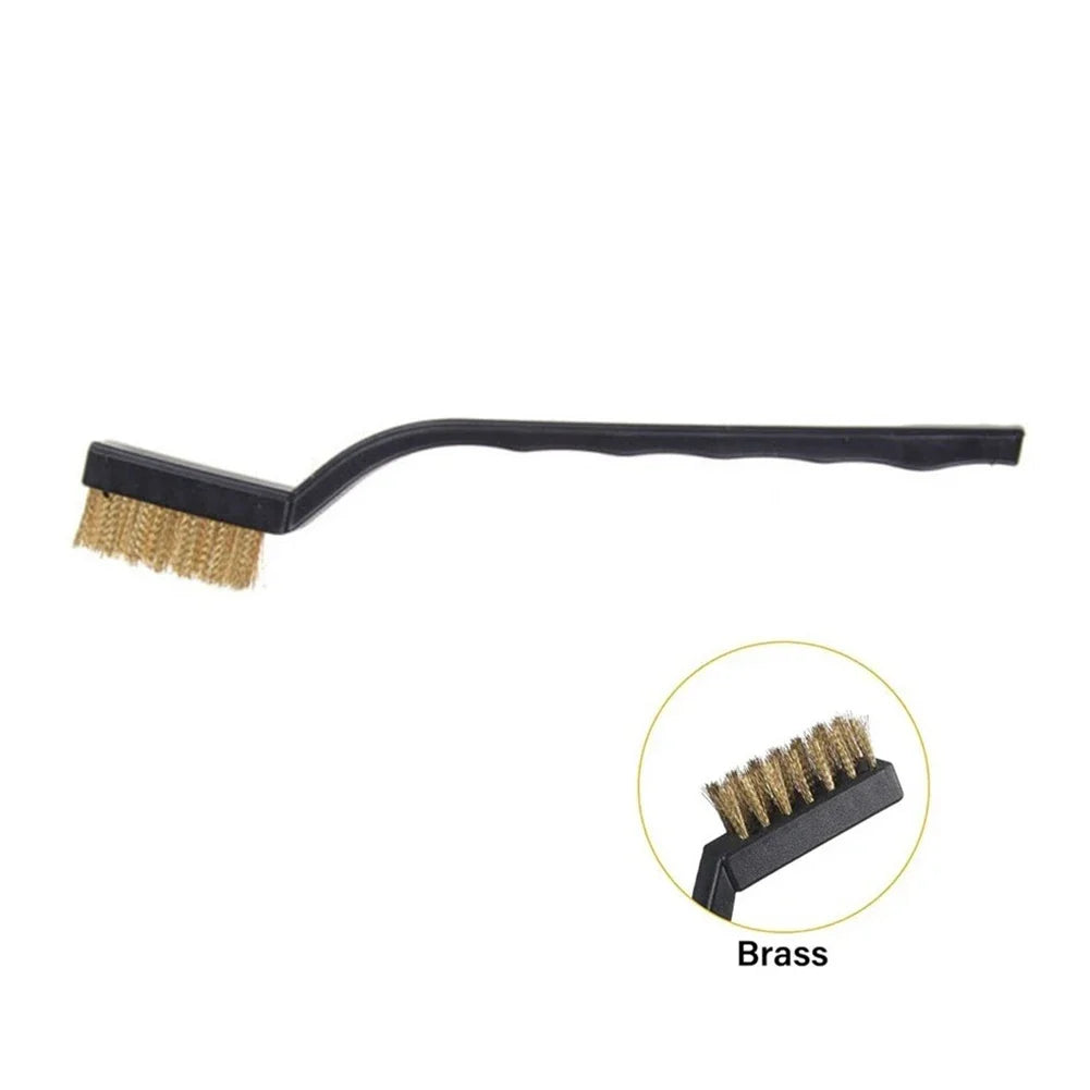 7-Piece Wire Brush Set – Stainless Steel, Copper & Nylon Wire Brush Set Qme
