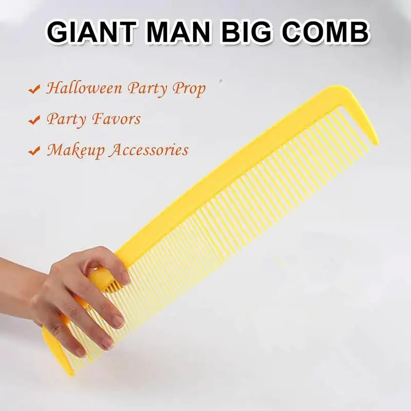 Giant Clown Comb – Oversized Novelty Prank Party Prop Novelty Party Prop Qme