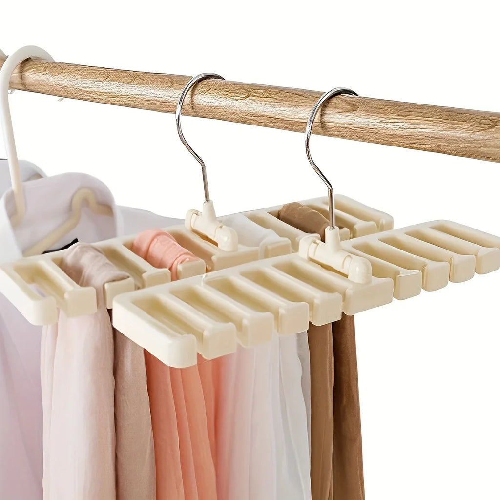 Space-Saving Belt & Scarf Hanger Organizer | 3 Colors Closet Hanger Organizer Qme