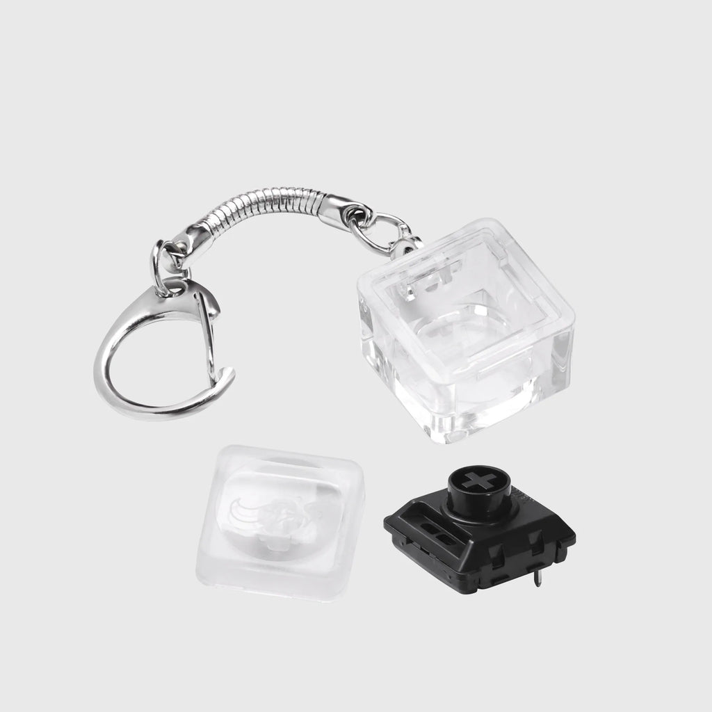 12-Button Acrylic Mechanical Keyboard Fidget Toy | 12 Colors Mechanical Fidget Toy Qme