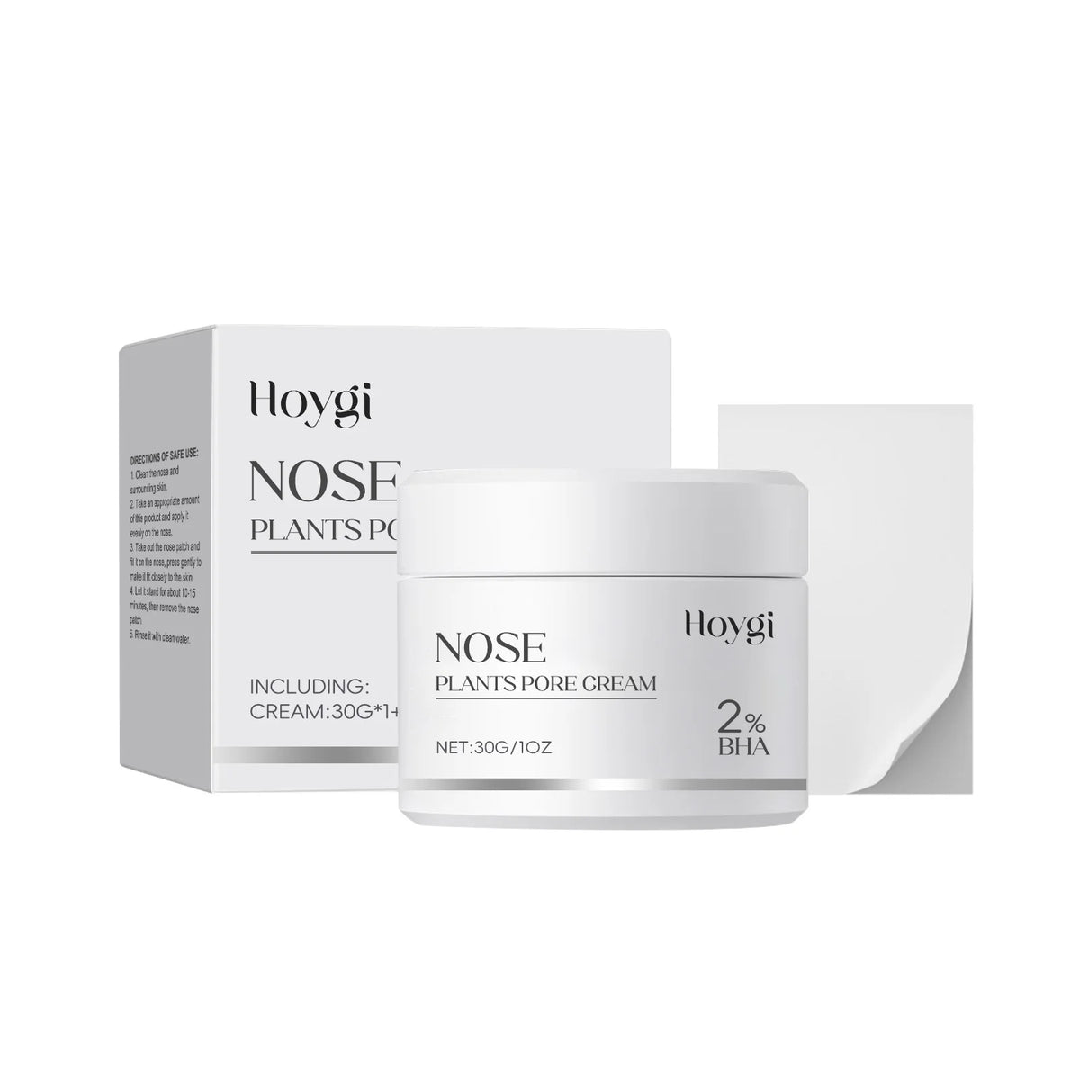 Hoygi 2% BHA Blackhead Remover Nose Mask & Pore Strip Kit Nose Pore Mask Kit Qst 1set boxed