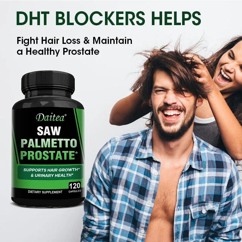 Saw Palmetto Capsules – Prostate & Hair Support Supplement Herbal Supplement Qst