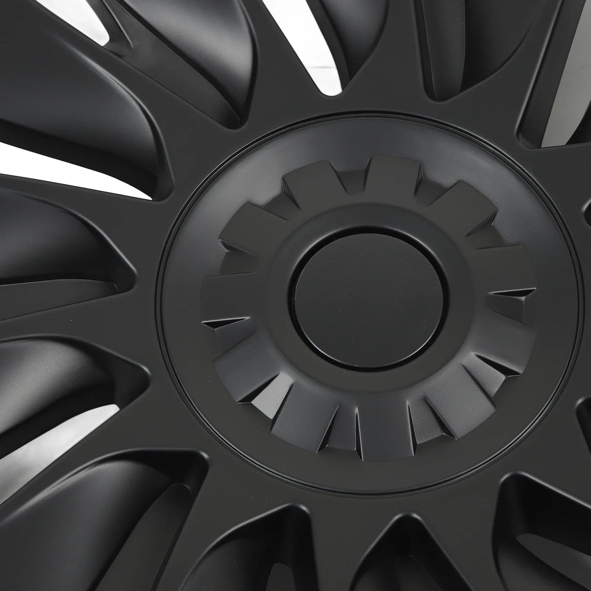 Matte Black 19" Wheel Hub Covers for Tesla Model Y (4pcs) Wheel Hub Covers Qme