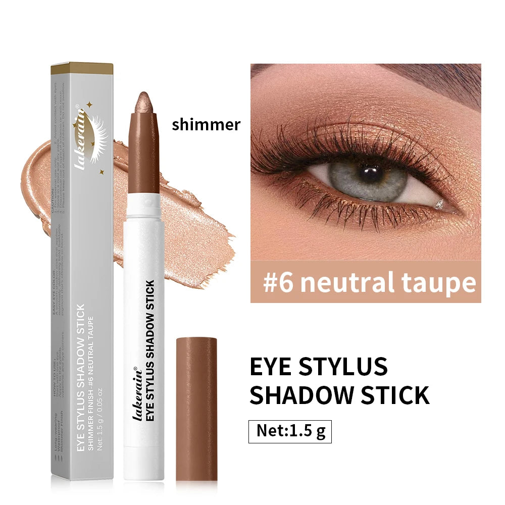 Lakerain Cream Eyeshadow Pen – Pearl Shimmer, Waterproof Cream Eyeshadow Pen Qst 06