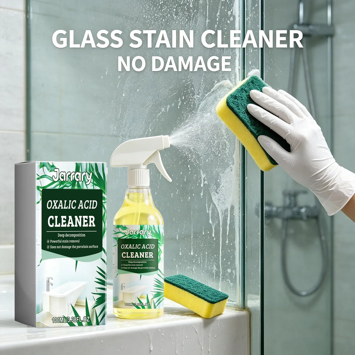 Oxalic Acid Cleaner Spray – Dissolves Limescale & Stains Household Cleaning Spray Qme