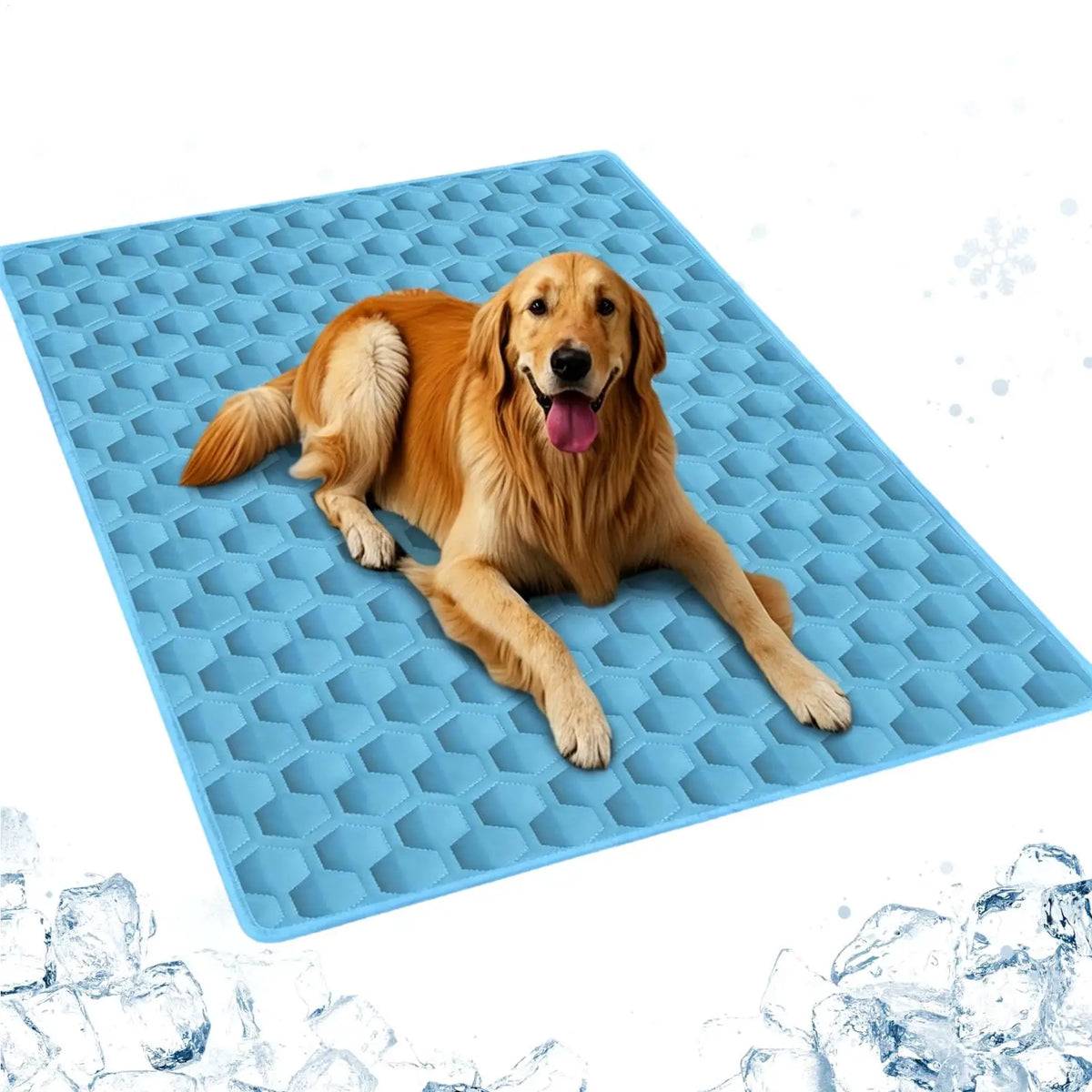 Non-Slip Dog Cooling Mat | Summer Pad Small to Large Breeds Dog Cooling Mat Qme