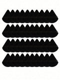 Triangular Velvet Makeup Puffs – Reusable Face & Eye Applicators Makeup Applicator Puffs Qme 40pcs