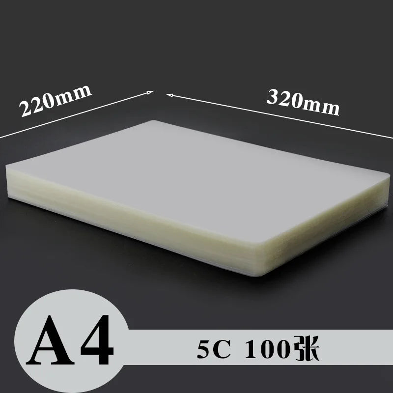 Thermal Laminating Sheets A3 A4 Clear Waterproof Film | Qme Laminating Sheets Qme A4 5C