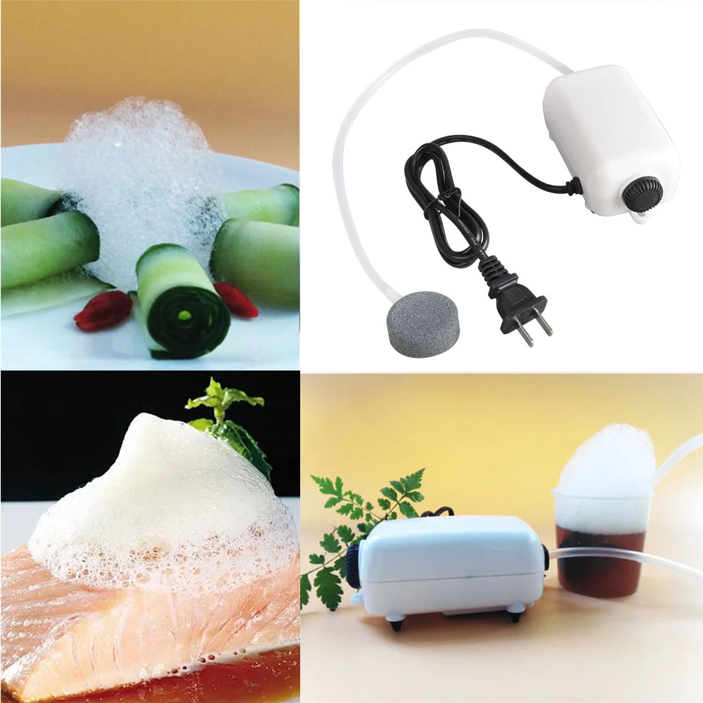 BORUIT Portable Food Foam Generator – Molecular Cooking Tool Food Foam Generator Qst