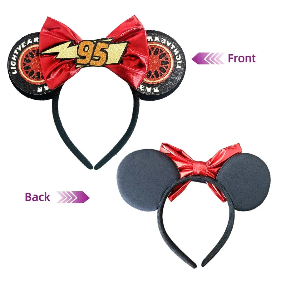 Cars Lightning McQueen Mickey Mouse Headband for Girls & Kids Character Headband Qme