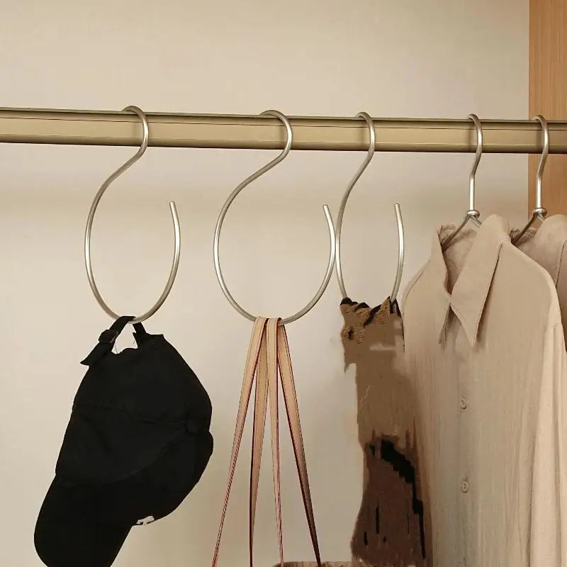 Aluminum Hat Rack Hanger Cap Storage Holder Closet Hooks Hat Rack Organizer Qme