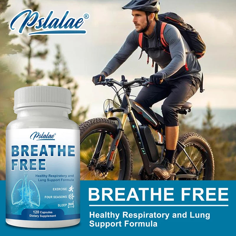 Breathe Free Support – Lung & Respiratory Wellness Capsules Respiratory Supplement Qst