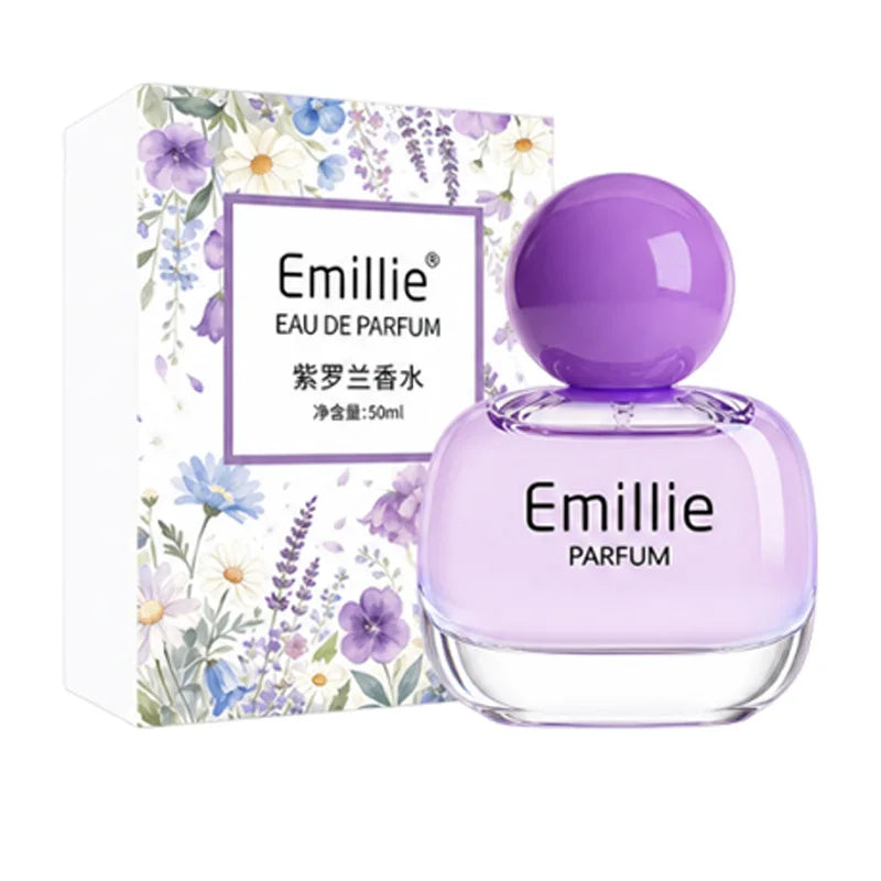 Women's Floral EDT Perfume 50ml – Lavender Rose Peony Spray Eau de Toilette Qst Violet 50ml