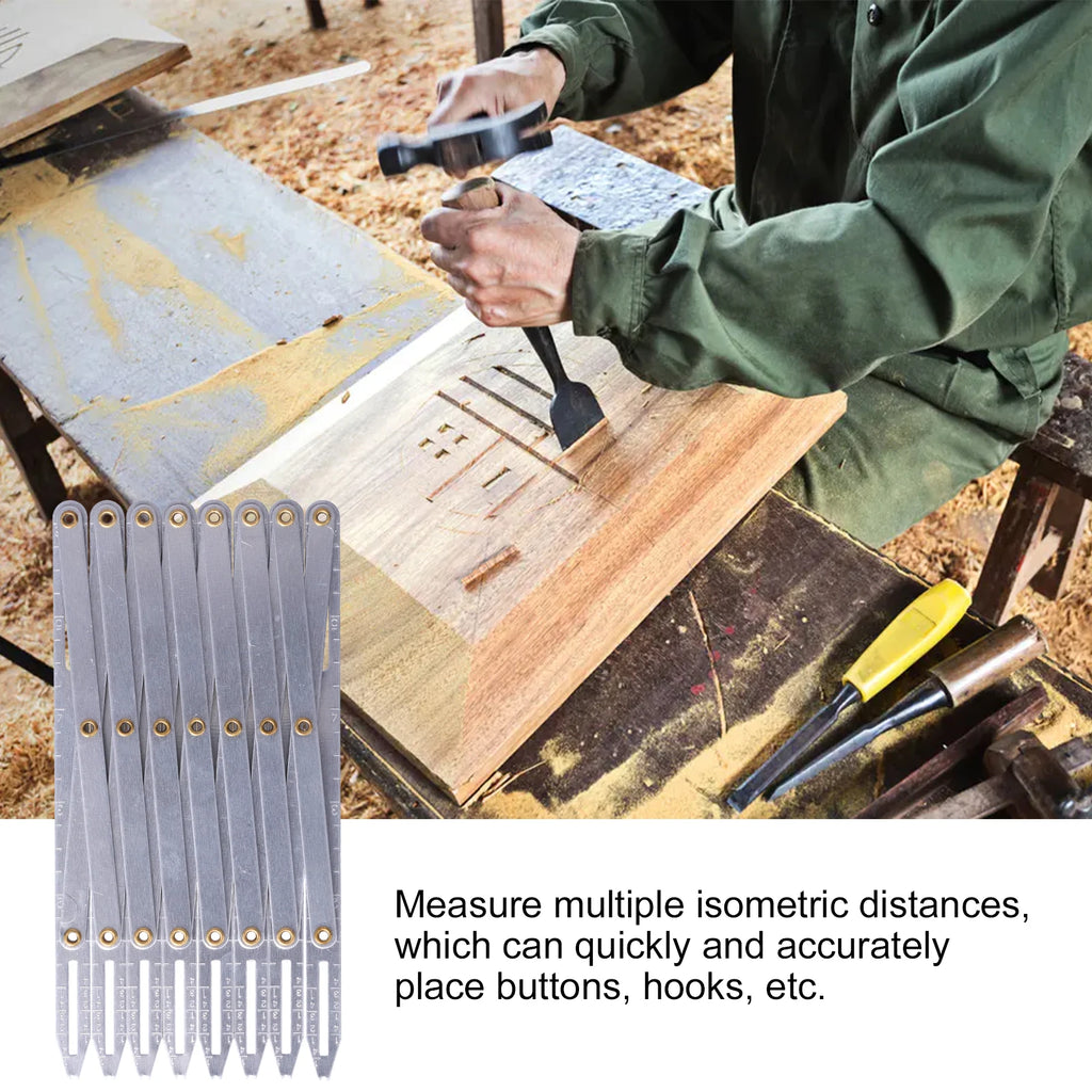 Aluminum Adjustable Sewing Gauge – Anti-Rust DIY Tool Sewing Gauge Tool Qst