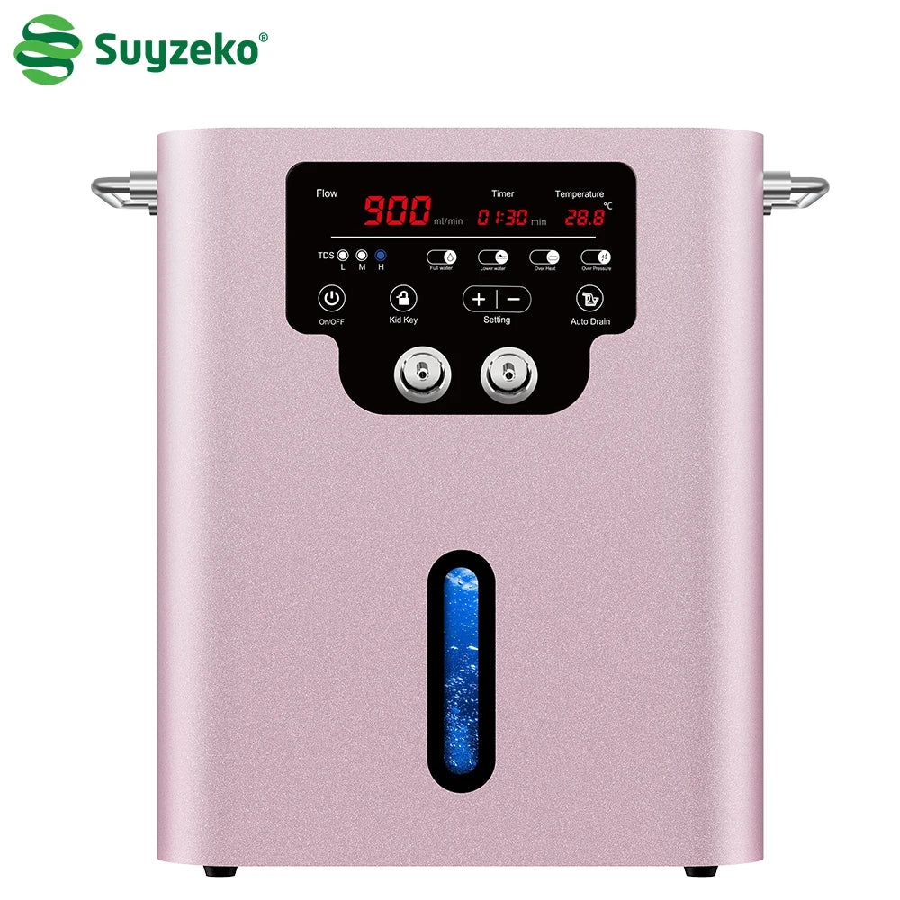 Suyzeko H2 Molecular Hydrogen Inhalation Machine 150–3600ml Hydrogen Inhalation Machine Qst 900ML rose gold