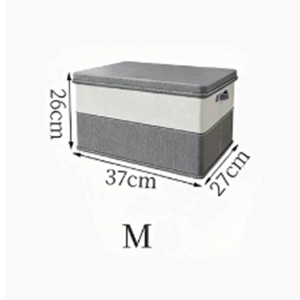 Large Foldable Storage Bin for Clothes, Quilts & Toys | Qme Foldable Storage Bin Qme M