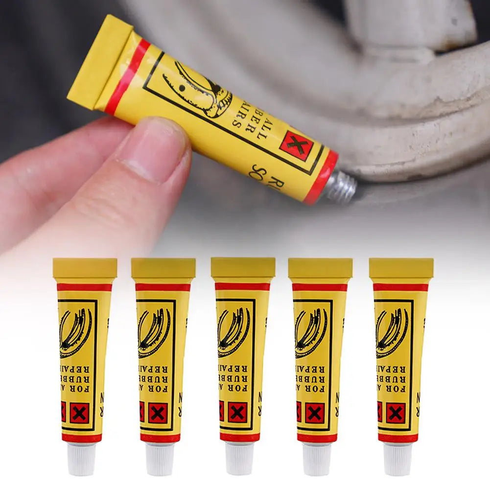 Tire Puncture Repair Glue – Car, Motorcycle & Bicycle Tire Repair Glue Qme