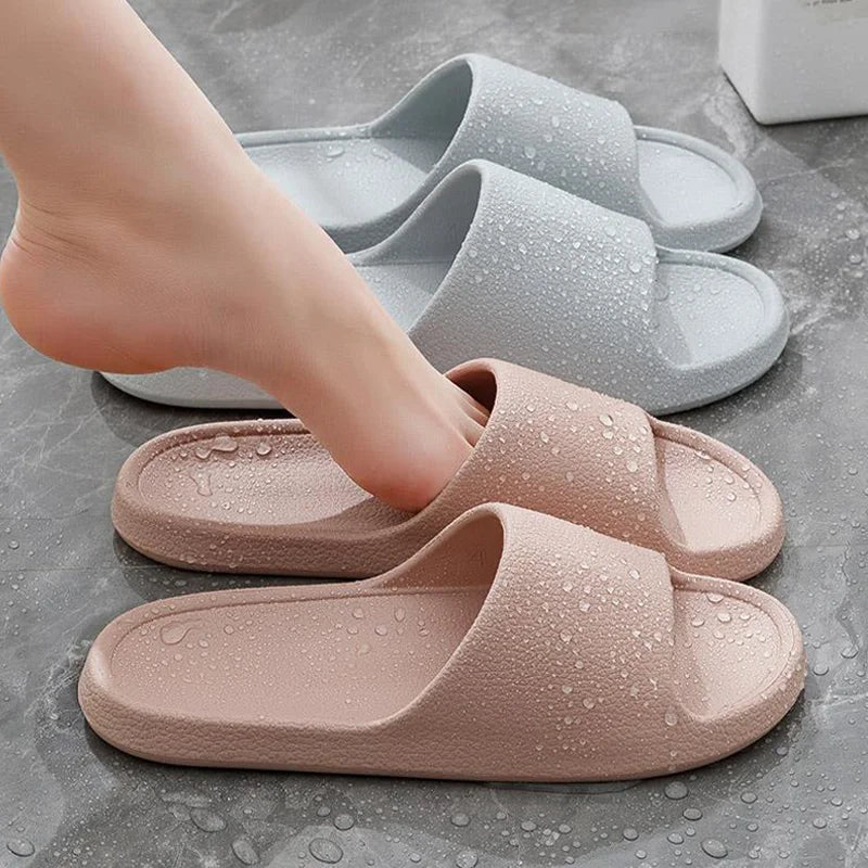 Women's Cloud Slippers Thick Platform Soft Sole Indoor Outdoor Platform Slippers Qme